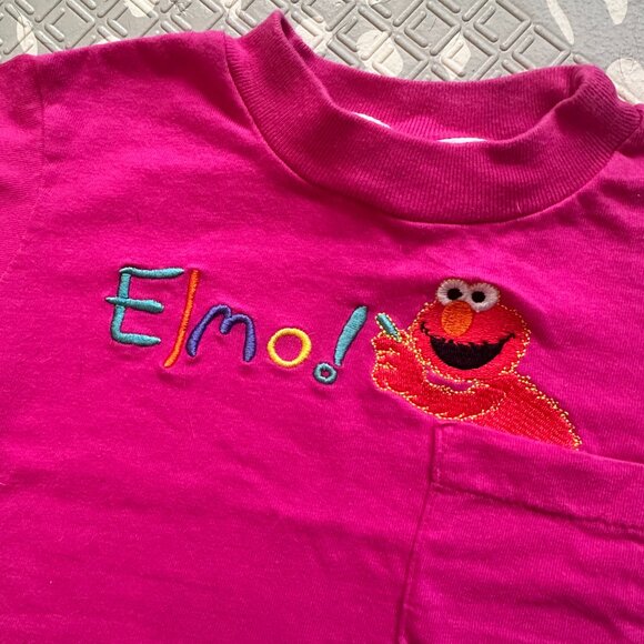 5 for $30 - Sesame Street Pink Elmo T-Shirt - Picture 2 of 4